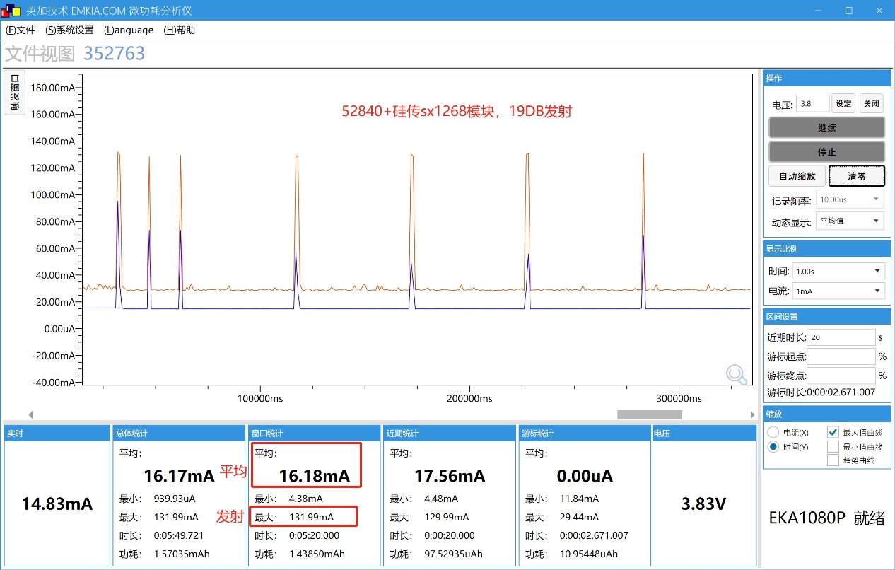 lora_module_power_analysis_sx1268_52840_19dB
