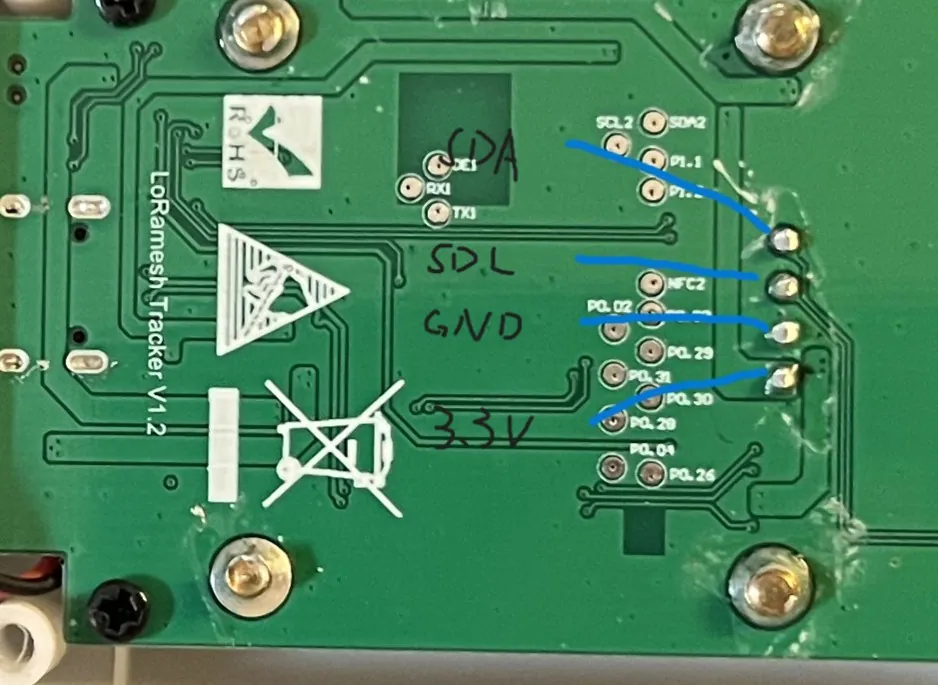 GAT562 背面焊点示意图