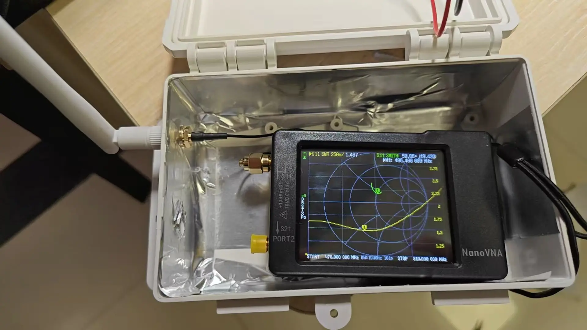 防水盒 SMA 铝箔地网安装演示